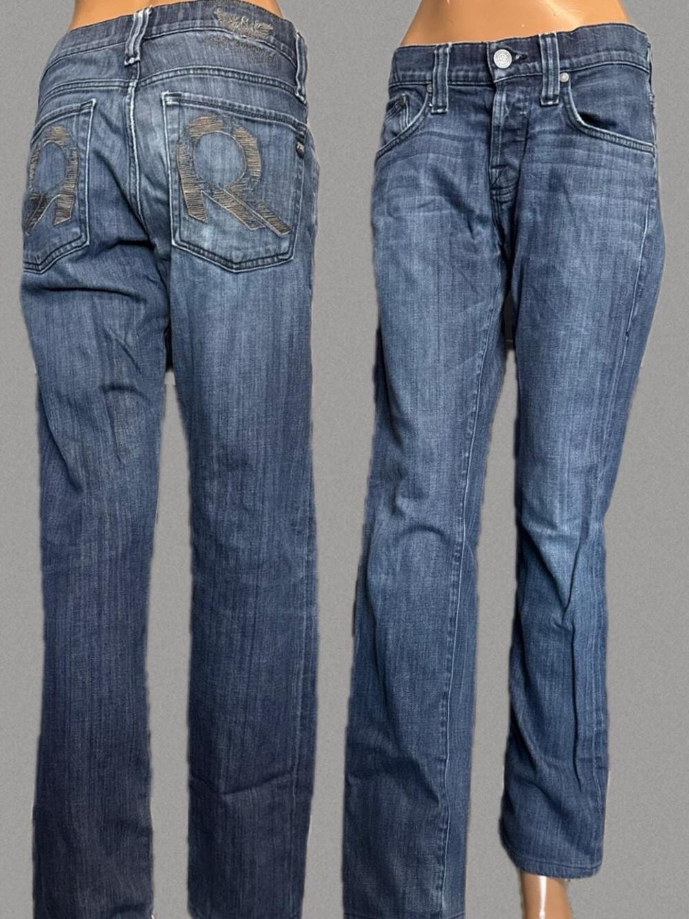 Rock & Republic Vintage Y2K Straight-Leg Jeans